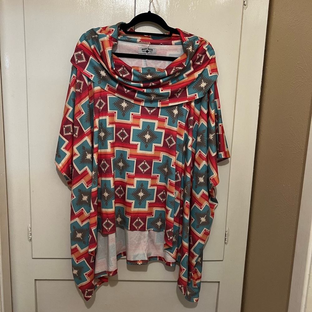Crazy train poncho